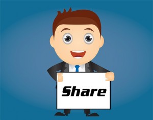 social media share
